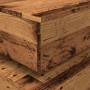 Mesa de centro con luces LED madera envejecida 50x50x40 cm de , Mesas de centro - Ref: Foro24-857716, Precio: 71,67 €, Descue...