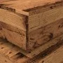 Mesa de centro con luces LED madera envejecida 50x50x40 cm de , Mesas de centro - Ref: Foro24-857716, Precio: 70,65 €, Descue...