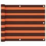 Toldo para balcón tela oxford naranja y marrón 75x500 cm by vidaXL, Umbrellas - Ref: Foro24-134926, Price: 17,92 €, Discount: %