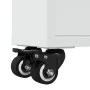 Carrito de almacenaje estrecho madera blanco 48x13x68 cm de , Librerías y estanterías - Ref: Foro24-855223, Precio: 51,33 €, ...