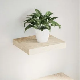 Floating shelf in gray engineered wood, 23x23.5x4 cm by , Shelves and shelves - Ref: Foro24-4010679, Price: 17,28 €, Discount: %