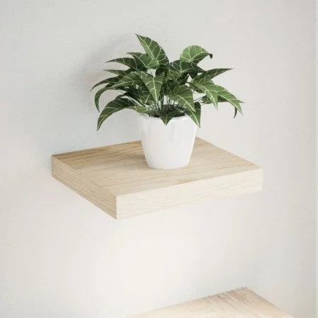 Floating shelf in gray engineered wood, 23x23.5x4 cm by , Shelves and shelves - Ref: Foro24-4010679, Price: 17,28 €, Discount: %