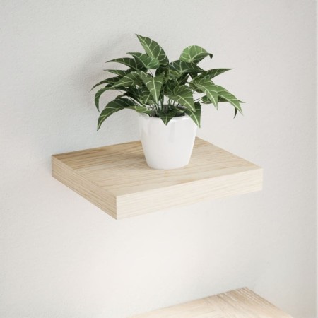 Schwebendes Regal aus grauem Ingenieurholz, 23x23,5x4 cm. von , Regale und Regale - Ref: Foro24-4010679, Preis: 17,79 €, Raba...