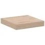 Floating shelf in gray engineered wood, 23x23.5x4 cm by , Shelves and shelves - Ref: Foro24-4010679, Price: 17,28 €, Discount: %