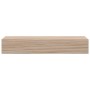 Schwebendes Regal aus grauem Ingenieurholz, 23x23,5x4 cm. von , Regale und Regale - Ref: Foro24-4010679, Preis: 17,79 €, Raba...