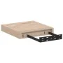Floating shelf in gray engineered wood, 23x23.5x4 cm by , Shelves and shelves - Ref: Foro24-4010679, Price: 17,28 €, Discount: %