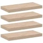 Floating shelves 4 units engineered wood 50x23.5x4 cm by , Shelves and shelves - Ref: Foro24-4010687, Price: 56,51 €, Discoun...