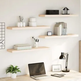 Floating shelves 4 units engineered wood 80x23.5x4 cm by , Shelves and shelves - Ref: Foro24-4010693, Price: 64,26 €, Discoun...