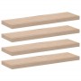 Schwebende Regale, 4 Stück, aus Ingenieurholz, 80x23,5x4 cm. von , Regale und Regale - Ref: Foro24-4010693, Preis: 65,09 €, R...