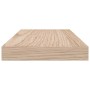 Schwebende Regale, 2 Stück, aus Ingenieurholz, 60x23,5x4 cm. von , Regale und Regale - Ref: Foro24-4010698, Preis: 57,96 €, R...