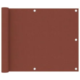Terrakotta-Oxford-Stoff-Balkonmarkise 75x500 cm von vidaXL, Sonnenschirme - Ref: Foro24-134974, Preis: 18,21 €, Rabatt: %