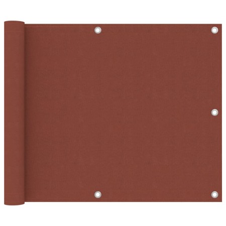 Terracotta Oxford fabric balcony awning 75x500 cm by vidaXL, Umbrellas - Ref: Foro24-134974, Price: 18,46 €, Discount: %
