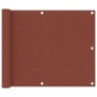 Terracotta Oxford fabric balcony awning 75x500 cm by vidaXL, Umbrellas - Ref: Foro24-134974, Price: 18,46 €, Discount: %