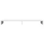 Wooden screen stand, white, 100x27x10 cm by , Computer bases and risers - Ref: Foro24-854652, Price: 31,67 €, Discount: %