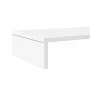 Wooden screen stand, white, 100x27x10 cm by , Computer bases and risers - Ref: Foro24-854652, Price: 31,67 €, Discount: %