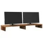 Aged wood screen support, 100x27x10 cm by , Computer bases and risers - Ref: Foro24-854659, Price: 28,96 €, Discount: %