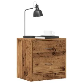 Nachttische, 2 Stück, aus gealtertem Ingenieurholz, 40x30x40 cm. von , Nachttische - Ref: Foro24-855925, Preis: 65,55 €, Raba...