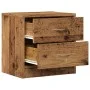 Bedside tables 2 units aged engineered wood 40x30x40 cm by , Nightstands - Ref: Foro24-855925, Price: 65,55 €, Discount: %