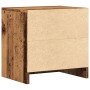 Bedside tables 2 units aged engineered wood 40x30x40 cm by , Nightstands - Ref: Foro24-855925, Price: 66,49 €, Discount: %