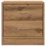 Bedside tables 2 units engineered wood brown oak 40x30x40 cm by , Nightstands - Ref: Foro24-855927, Price: 78,15 €, Discount: %