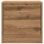 Zwei Nachttische aus braunem Eichenfurnierholz, 40x30x40 cm. von , Nachttische - Ref: Foro24-855927, Preis: 79,63 €, Rabatt: %