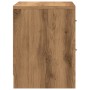 Zwei Nachttische aus braunem Eichenfurnierholz, 40x30x40 cm. von , Nachttische - Ref: Foro24-855927, Preis: 79,63 €, Rabatt: %