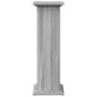 Gray Sonoma pedestal display with storage 31x30x90 cm by , Pot stands - Ref: Foro24-854612, Price: 66,09 €, Discount: %
