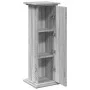 Gray Sonoma pedestal display with storage 31x30x90 cm by , Pot stands - Ref: Foro24-854612, Price: 66,09 €, Discount: %