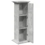 Pedestal expositor con almacenaje gris hormigón 31x30x90 cm de , Soportes para macetas - Ref: Foro24-854610, Precio: 63,98 €,...