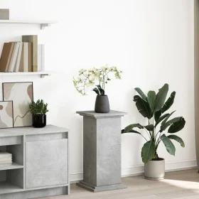 Gray concrete pedestal display with storage 31x30x60 cm by , Pot stands - Ref: Foro24-854619, Price: 47,73 €, Discount: %