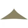 Triangular beige Oxford fabric sun shade sail 3x3x3 m by vidaXL, Umbrellas - Ref: Foro24-135170, Price: 25,89 €, Discount: %