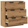 Ingenieurholz-Sideboard Eiche Handwerker 60x30x70 cm von , Sideboards - Ref: Foro24-856835, Preis: 89,56 €, Rabatt: %