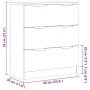 Ingenieurholz-Sideboard Eiche Handwerker 60x30x70 cm von , Sideboards - Ref: Foro24-856835, Preis: 89,56 €, Rabatt: %