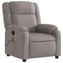 Reclining taupe gray fabric massage chair by , Armchairs - Ref: Foro24-373556, Price: 266,13 €, Discount: %