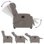 Verstellbarer Relaxsessel aus grauem Taupe-Stoff. von , Sessel - Ref: Foro24-373556, Preis: 260,97 €, Rabatt: %