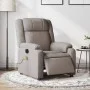 Sillón reclinable de masaje eléctrico tela gris taupe de , Sillones - Ref: Foro24-3205198, Precio: 312,89 €, Descuento: %