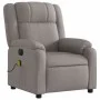Sillón reclinable de masaje eléctrico tela gris taupe de , Sillones - Ref: Foro24-3205198, Precio: 312,89 €, Descuento: %