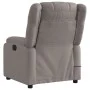 Sillón reclinable de masaje eléctrico tela gris taupe de , Sillones - Ref: Foro24-3205198, Precio: 312,89 €, Descuento: %