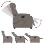 Elektrischer Massage-Fernsehsessel in Grau-Taupe-Stoff von , Sessel - Ref: Foro24-3205198, Preis: 273,88 €, Rabatt: %