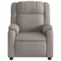 Sillón reclinable de masaje eléctrico tela gris taupe de , Sillones - Ref: Foro24-3205198, Precio: 312,89 €, Descuento: %