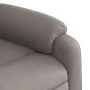 Sillón reclinable de masaje eléctrico tela gris taupe de , Sillones - Ref: Foro24-3205198, Precio: 312,89 €, Descuento: %