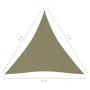 Triangular beige Oxford fabric sun shade sail 3x3x3 m by vidaXL, Umbrellas - Ref: Foro24-135170, Price: 25,89 €, Discount: %