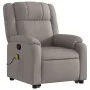 Reclining massage chair with lift in gray taupe fabric by , Armchairs - Ref: Foro24-3205222, Price: 352,05 €, Discount: %