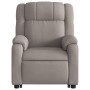 Reclining massage chair with lift in gray taupe fabric by , Armchairs - Ref: Foro24-3205222, Price: 297,88 €, Discount: %