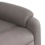 Reclining massage chair with lift in gray taupe fabric by , Armchairs - Ref: Foro24-3205222, Price: 352,05 €, Discount: %