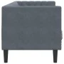 Sofá Chesterfield 3 plazas con cojines terciopelo gris oscuro by , Sofas - Ref: Foro24-372694, Price: 332,06 €, Discount: %