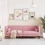 Sofá Chesterfield 3 plazas con cojines terciopelo rosa de , Sofás - Ref: Foro24-372696, Precio: 350,37 €, Descuento: %