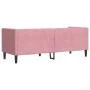 Sofá Chesterfield 3 plazas con cojines terciopelo rosa de , Sofás - Ref: Foro24-372696, Precio: 350,37 €, Descuento: %