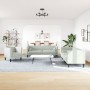 Set sofás Chesterfield con cojines 3 pzas terciopelo gris claro by , Sofas - Ref: Foro24-3209281, Price: 636,63 €, Discount: %