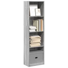 Ingenieurholzregal in Sonoma-Grau 40x24x143 cm von , Bücherregale und Regale - Ref: Foro24-857788, Preis: 45,79 €, Rabatt: %